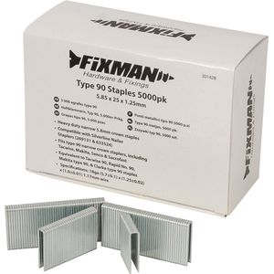 Fixman Type 90 Nietjes - Nieten - 25 Mm - 5000 Stuks