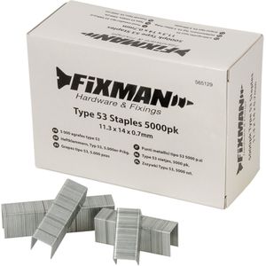 Fixman Nietjes - Type 53 - Fijne draad - 14 mm - 5000 stuks