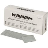Fixman Gegalvaniseerde 18 Gauge - Tacker Spijkers - Gladde Schacht - 32 X 1.25 Mm - 5000 Stuks