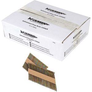 Fixman Gegalvaniseerde Ring Spijker - 2500 Stuks 3,1 X 75 MM