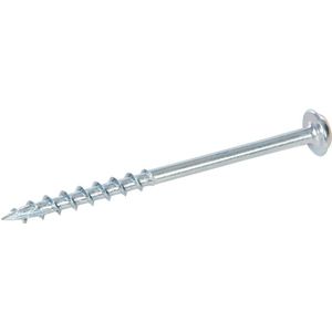 Triton 731129 Gegalvaniseerde zakgatschroeven met schijfkop en grove schroefdraad, meerkleurig, 250 stuks
