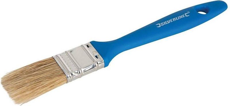 Silverline - Wegwerp Schilderskwast - Varkenshaar - Polymeer Handvat
