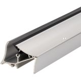 Fixman Tocht en regen strip - Voor deuren - Met meegeleverde bevestigingen - Alminium - Zilverkleurig - 914 x 56 mm