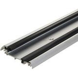 Fixman Tochtstrip - tochtwering - zilver - aluminium - 91 x 6,2 cm - deur tochtstopper