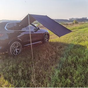 Picknick-camping-tent buiten aan de zijkant van het auto-voertuig Regenbestendige zonnebrandcuit 200x440cm