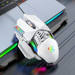 TAIJIA P3 6 toetsen RGB verlichting verstelbare bedrade muis