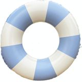 2 stuks verdikte kinderen zwemmen ring opblaasbare onderarmring 58cm (gestreept blauw)