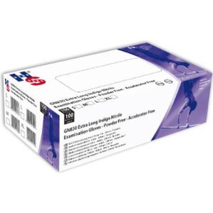 Hand Safe GN830 - Handschoen Nitrile - Extra long -  - Poedervrij - 100 stuks - maat XL