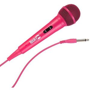 RockJam bekabelde dynamische richtmicrofoon met 3 meter snoer roze
