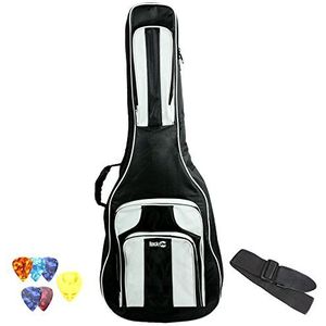 RockJam DGB-04 Deluxe Elektrische gitaartas en akoestische gitaartas
