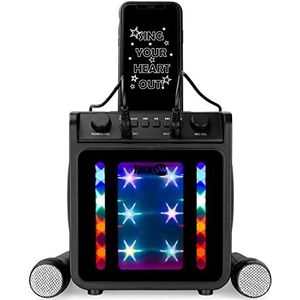 PDT RockJam SingCube Party Speaker BT (1x 10 W), PA-luidsprekers, Zwart