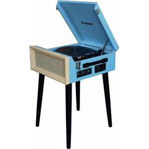 Steepletone SRP1R16 Platenspeler Op Poten koffermodel - Blauw