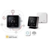 Honeywell Slimme Thermostaat Lyric T6 Zwart - Bedraad - Voor Wandmontage