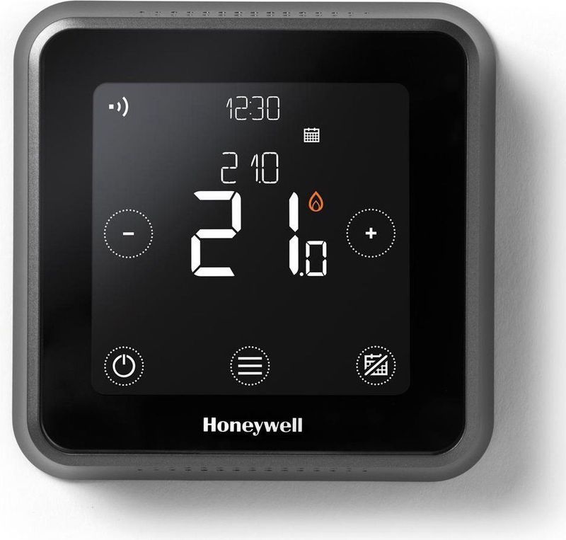 Honeywell Slimme Thermostaat Lyric T6 Zwart - Bedraad - Voor Wandmontage