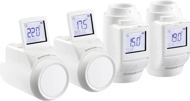 Honeywell Evohome THR092HRT - Warmtecontrole - draadloos - 868 MHz (pak van 4)