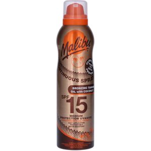 Malibu Bronzing Oil with Coconut Spray SPF 15 175 ml