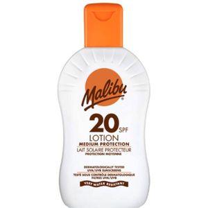 Malibu Lotion Medium Protection Beschermende Melk SPF 20 200 ml