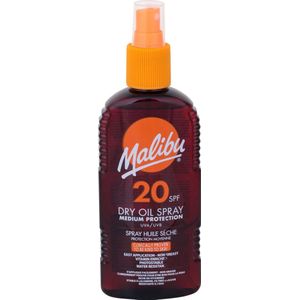 Malibu Sun - Dry Oil Spray - Tanning Spray - 200ml - SPF 20 - Zonbescherming