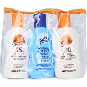 Malibu - Travel Sun Set - Zonnebrandcrème - 3 x 100 ml