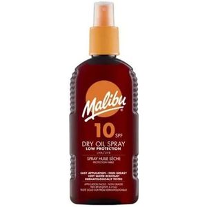 Malibu - Dry Oil Spray - SPF10 - Zonnebrandcrème - Voor Alle Huidtypes