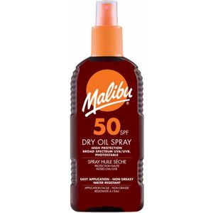 Malibu - Droge Oliebruiningsspray - Bruin - SPF 50 - Waterbestendig