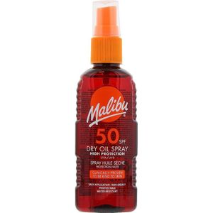 Malibu - Dry Oil Spray - Zonnebrand - SPF50 - 100 ml