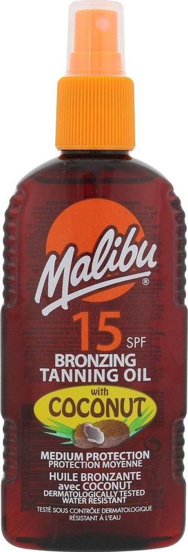 Malibu - Bronzing Tanning Oil - Zonnebrandolie - 200 ml - Bescherming tegen UV-straling
