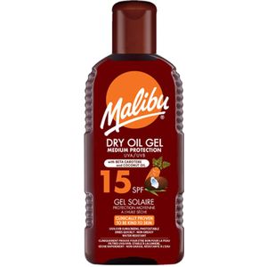 Malibu Dry Oil Gel With Beta Carotene SPF 15 200 ml