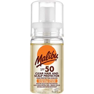 Malibu - Clear Hair & Scalp Protector - Zonnebrand - SPF50 - 100 ml