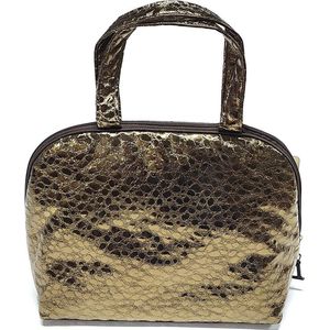 Vagabond-2 Handle Cosmetic Bag-""Bronze Age "" 6475-Afmeting 26 x 12 x 22 cm.