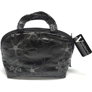 Vagabond-2 Handle Cosmetic Bag-""Diva Black"" 0675-Afmeting 26 x 12 x 22 cm.