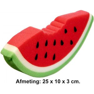 NTB Bad- en Douchespons - Groot - Watermeloen - Afmeting: 25 x 10 x 3 cm.