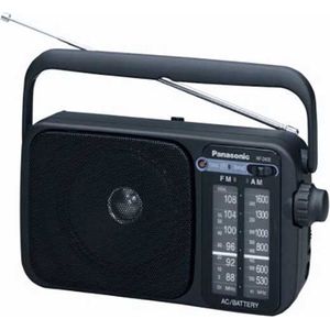 Panasonic - Transitorradio - Zwart - AM/FM-tuner - Ingebouwde luidsprekers - 770 mW