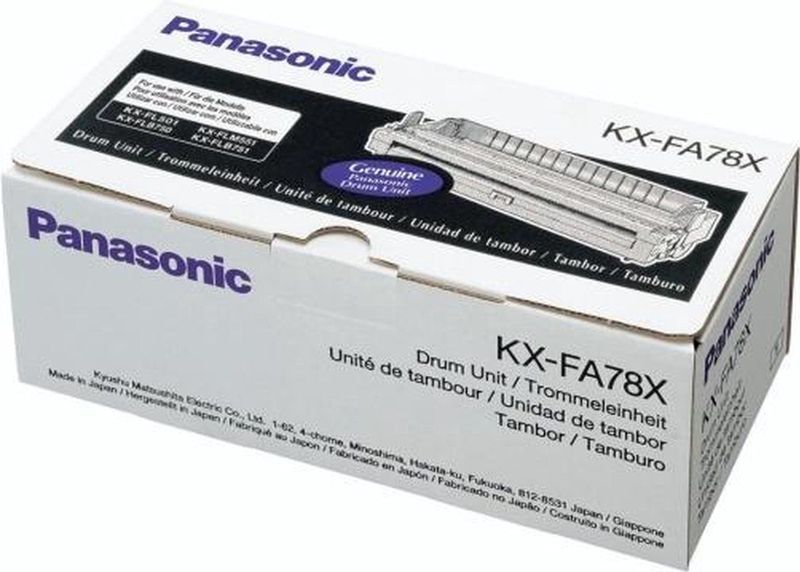 Panasonic - KX-FA78X - Printerdrum - Zwart - Origineel
