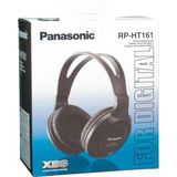 Panasonic Hifi Hoofdtelefoon - 2m Kabel, 10-27.000 Hz, 30mm Converter, Zwart