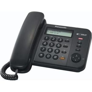 Panasonic KX-TS580EX1B, Telefoon, Zwart
