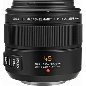 Panasonic Leica DG Macro-Elmarit 45mm f/2.8 MEGA OIS MFT-mount objectief