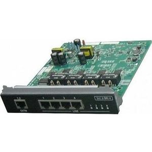 Panasonic KX-NS0280X 4-poorts BRI-kaart (4 SO/8 ISDN-kanalen met 2 analoge uitbreidingen) max. 1/systeem, Telefoon accessoires