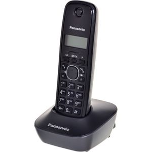 Panasonic - KX-TG1611 - Telefoon - Zwart - DECT - Bellerherkenning
