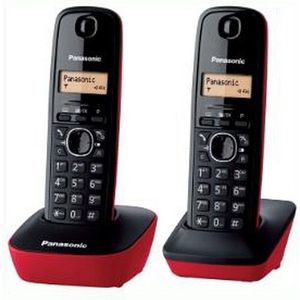 Panasonic - DECT Duo Pack - Draadloze Vaste Telefoon - Zwart - Inclusief 2 Handsets