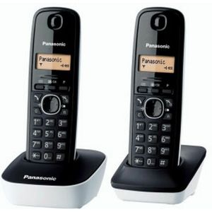 Draadloze telefoon Panasonic KX-TG1612 Amber Zwart/Wit