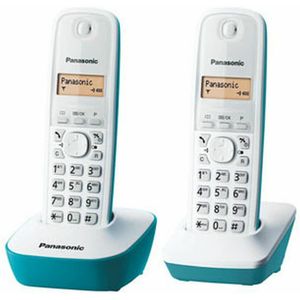 Panasonic KX-TG1612FRC DECT-draadloze duotelefoon zonder antwoordapparaat, blauw [Franse versie]