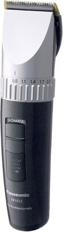 Panasonic Tondeuse ER1512 - Draadloos - Titanium - Accutijd 70 Minuten