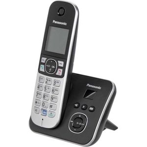 Panasonic - KX-TG6821 - Telefoon - Zwart - 30 Minuten Voicemail
