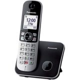 Panasonic - KX-TG6851JTB - Draadloze DECT Telefoon - Zwart - 1,8-inch LCD-Scherm