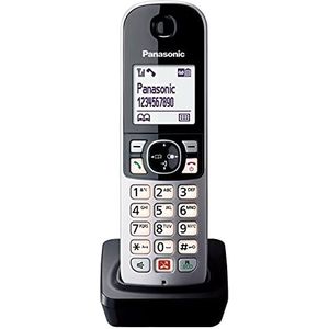 Panasonic KX-TGA685 Draadloze digitale vaste telefoon (automatische oproepblokkering, handsfree, niet-storingsmodus, beltonen, agenda, babyfoon) zwart