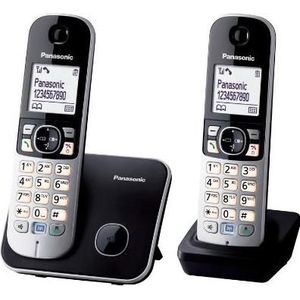 Panasonic - KX-TG6812 - DECT-telefoon - Zwart - Zilver