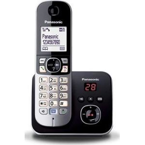 Panasonic KX-TG6821 DECT-telefoon Nummerweergave, Telefoon, Zwart, Zilver