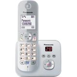 Panasonic KX-TG6823GS DECT draadloze telefoon met antwoordapparaat, GAP-telefoon, vaste net, parelzilver