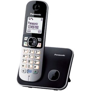 Panasonic KX-TG 6811 - Draadloze Telefoon - Zwart - LCD-display - Oproep-ID